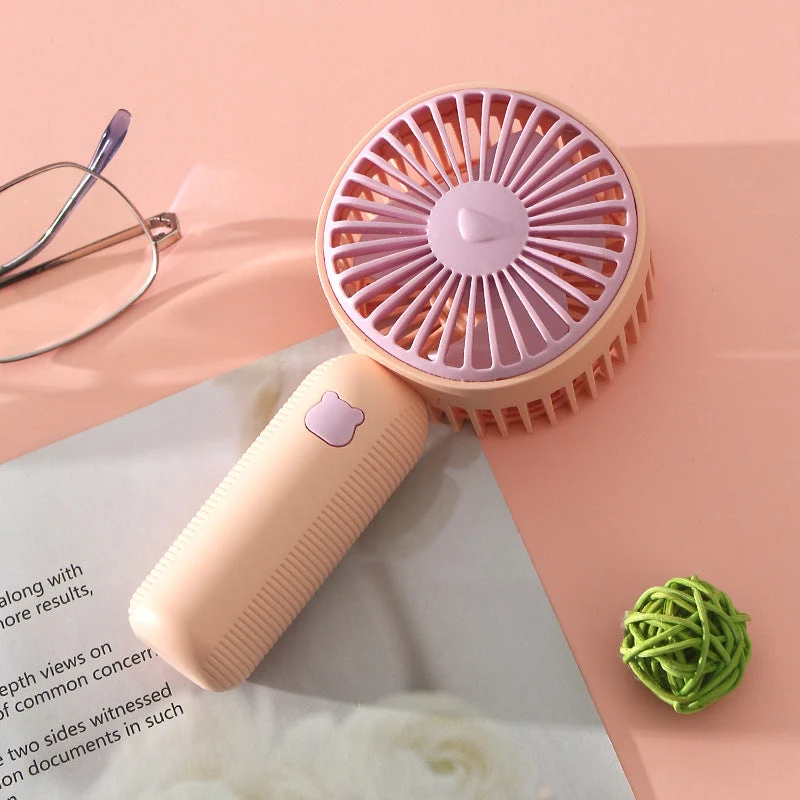 Unisex Bærbar Håndvifte med ergonomisk håndtak og innovativt design Luvikno