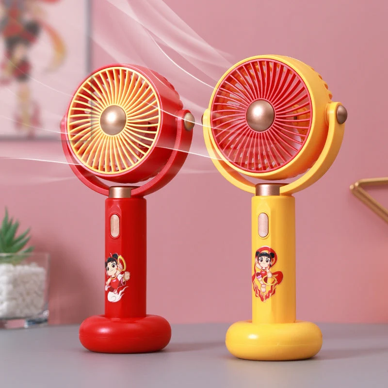 Unisex Bærbar Håndvifte i leken design Luvikno