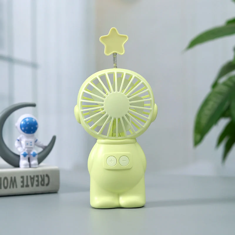Unisex Kreativ bærbar vifte i søtt figur-design Luvikno