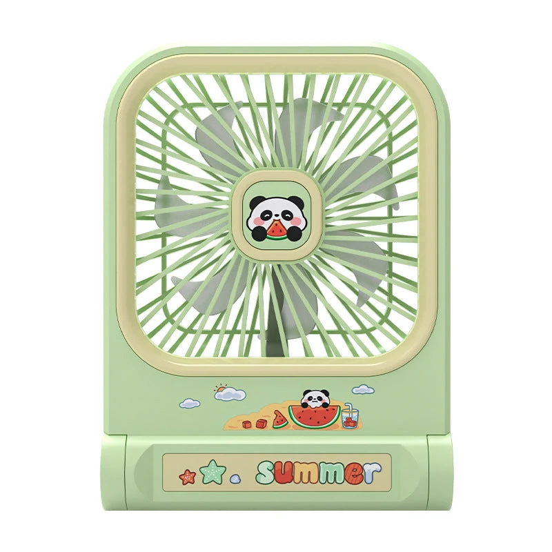 Dame Bærbar Mini-Vifte i leken Panda-design Luvikno