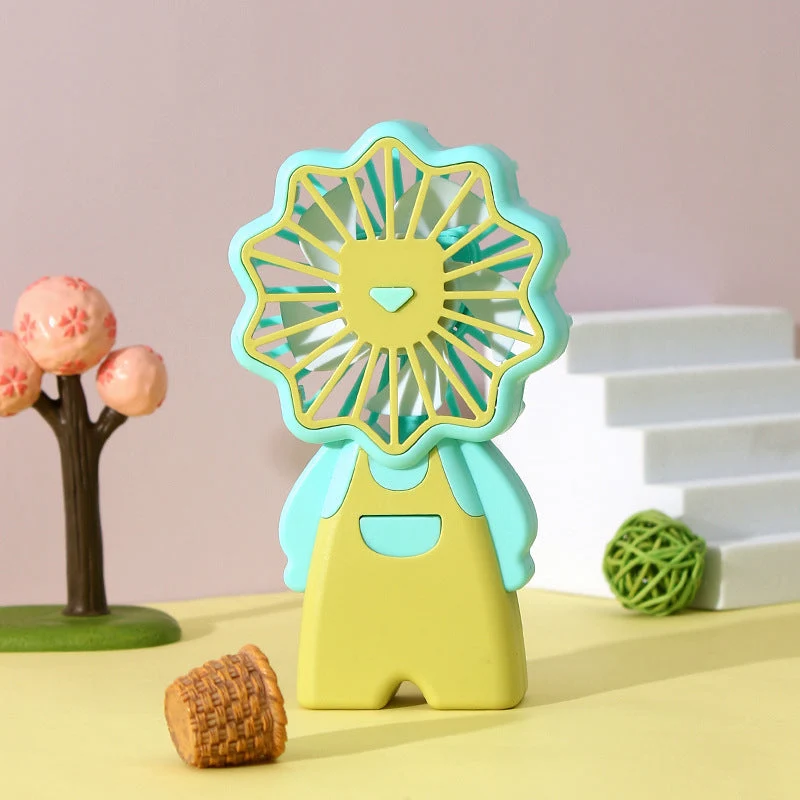Damer Bærbar vifte i morsom blomsterdesign Luvikno