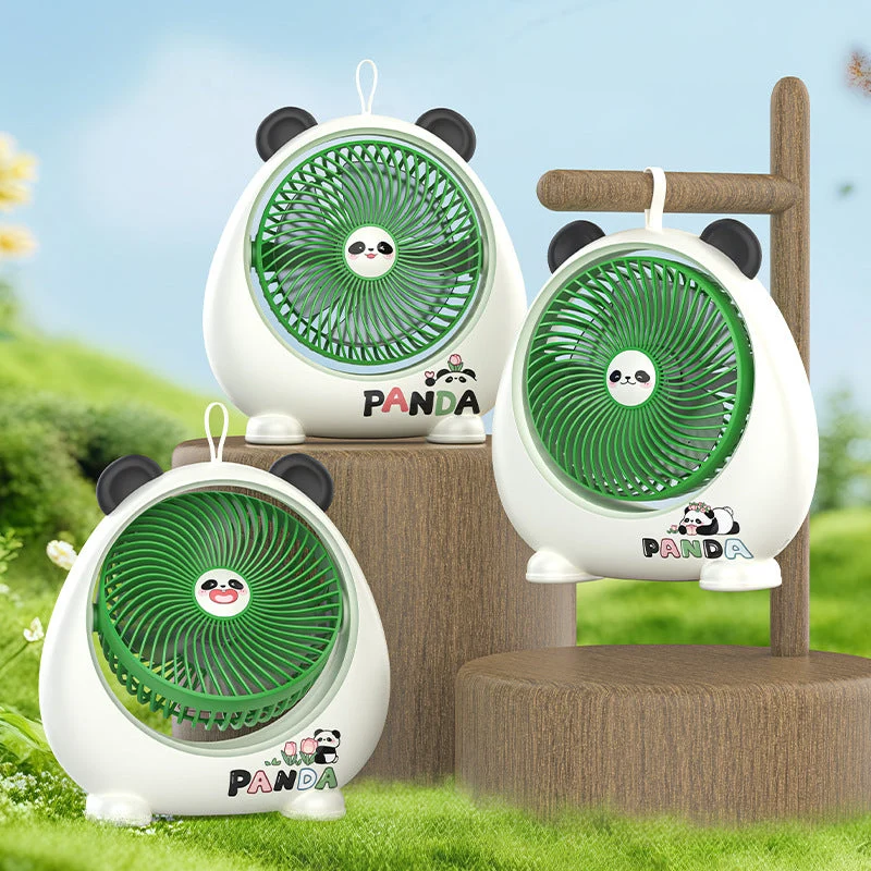 Dame Bærbar Håndvifte med stilfullt Panda-design Luvikno