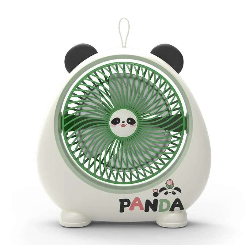 Dame Bærbar Håndvifte med stilfullt Panda-design Luvikno