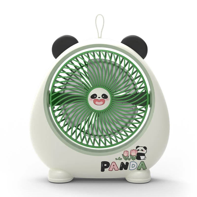 Dame Bærbar Håndvifte med stilfullt Panda-design Luvikno