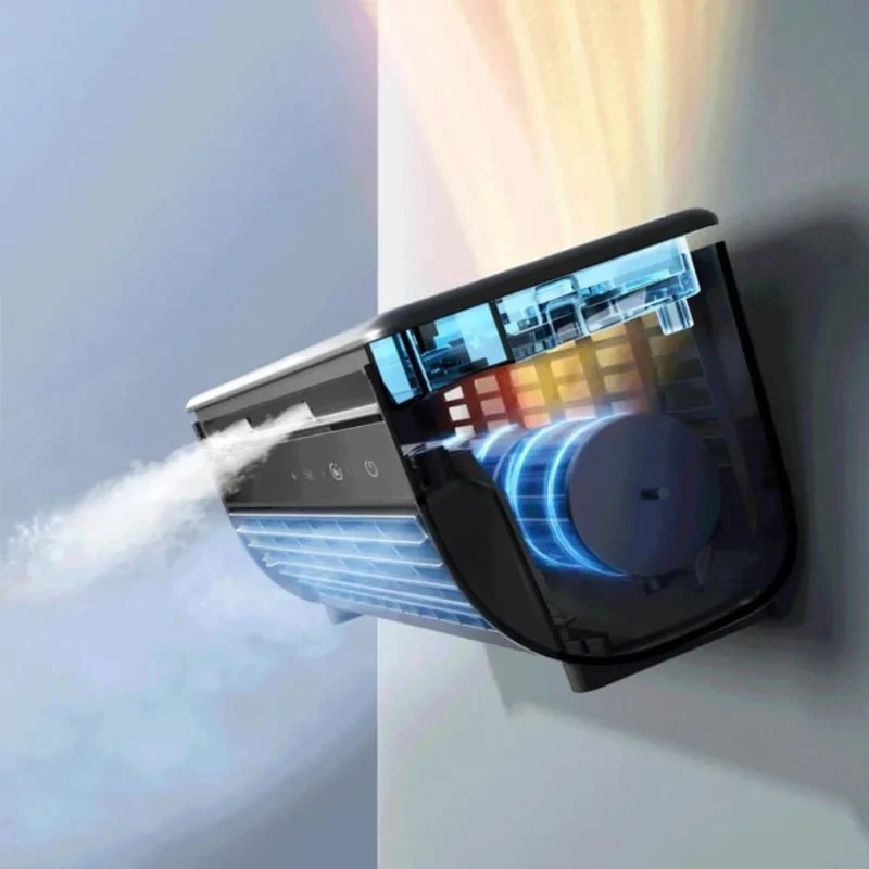 AirWave – Bærbar oppladbar klimaanlegg med 12 timers batterilevetid | Luvikno