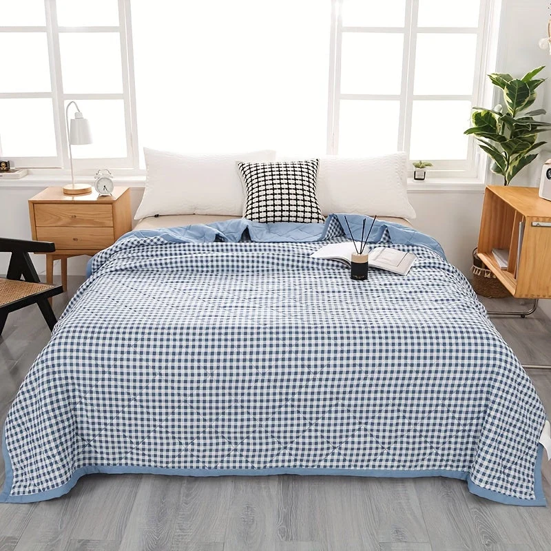 Elegant Preppy Rutete Sommerteppe for Kule Netter | Luvikno