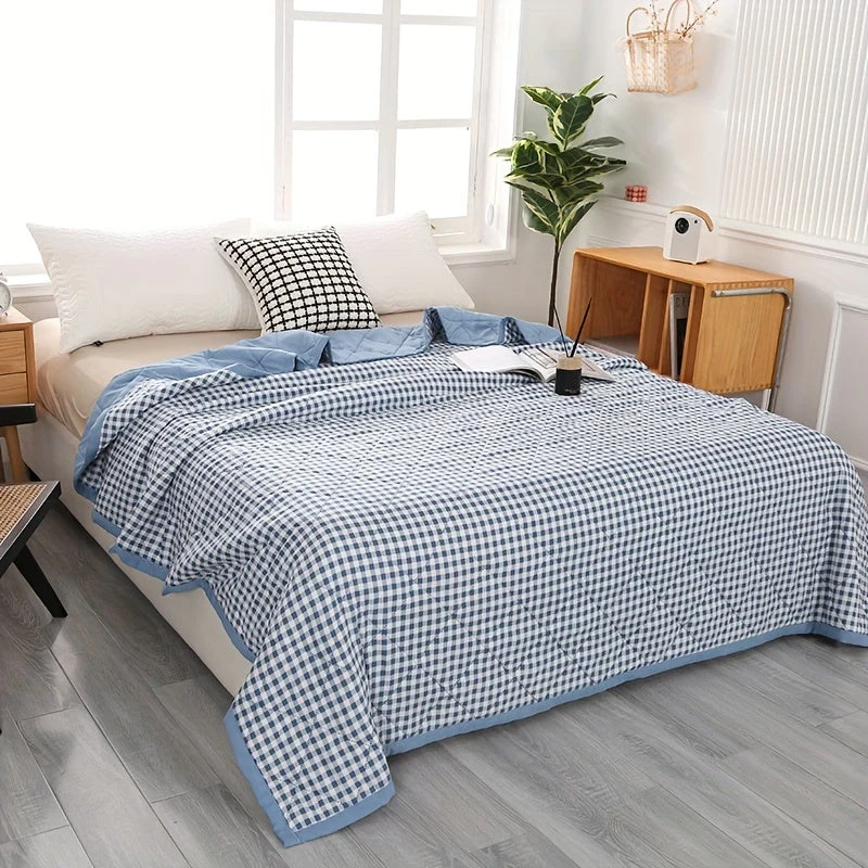 Elegant Preppy Rutete Sommerteppe for Kule Netter | Luvikno