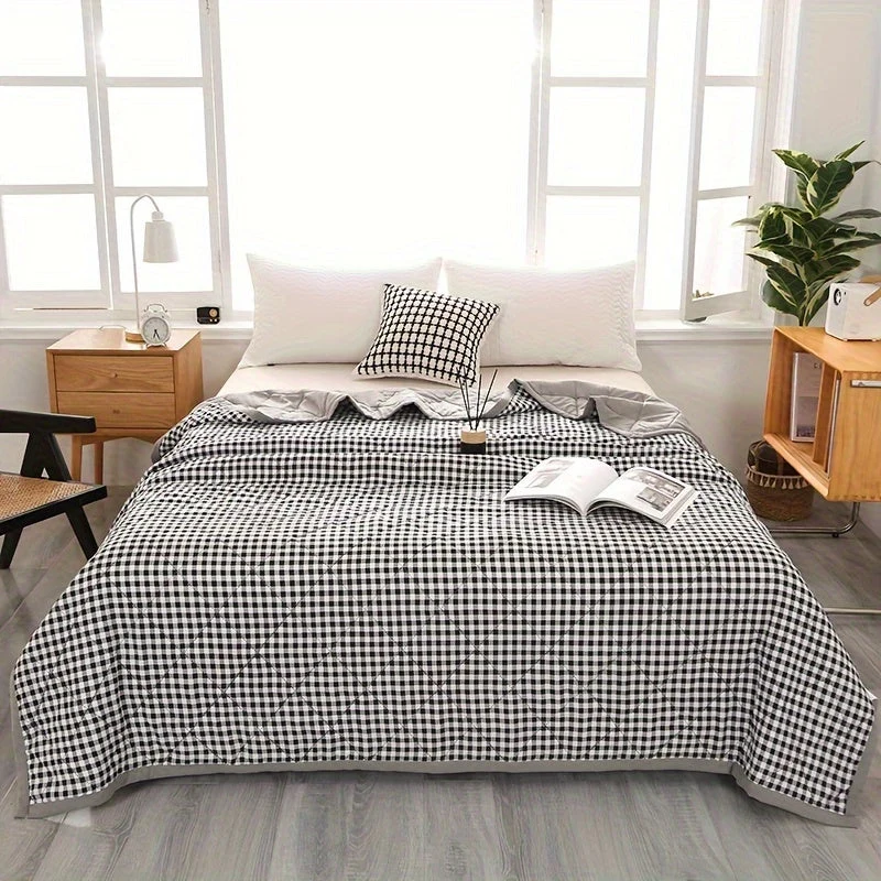 Elegant Preppy Rutete Sommerteppe for Kule Netter | Luvikno