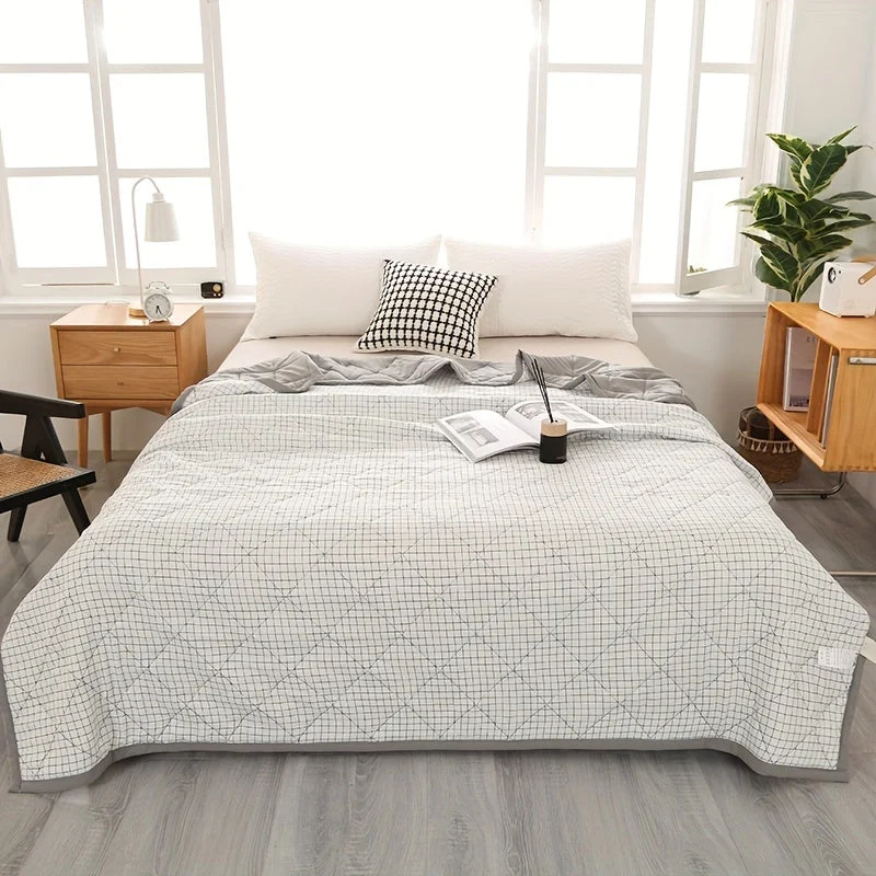 Elegant Preppy Rutete Sommerteppe for Kule Netter | Luvikno