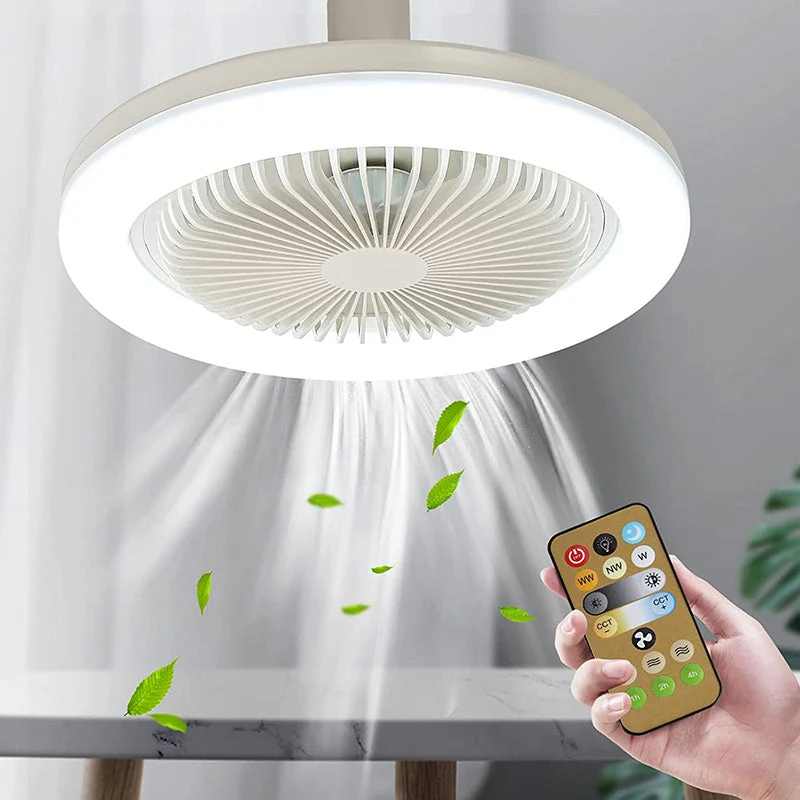 BreezeGlow Taklampe – Takvifte med Fjernkontroll | Luvikno