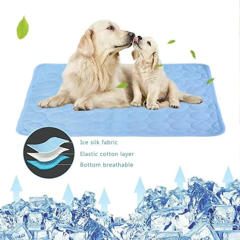 Hund Kjølematte Sommerpute for Hunder Kattteppe Pustende Hundefe Telt Valp Sove Sofa Pute Hunde Tilbehør | Luvikno