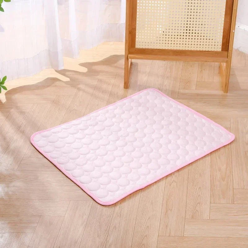 Sommerkjøling Pet Mat Gel Ice Pad for hunder katter Pustende myk kennel seng Antiskli varmt vær kjølig padde dyreforsyninger | Luvikno