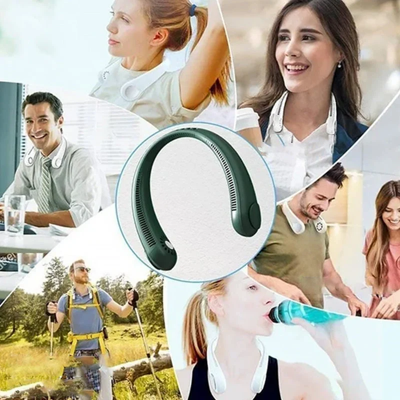 Ny bærbar nakkevifter | Luvikno