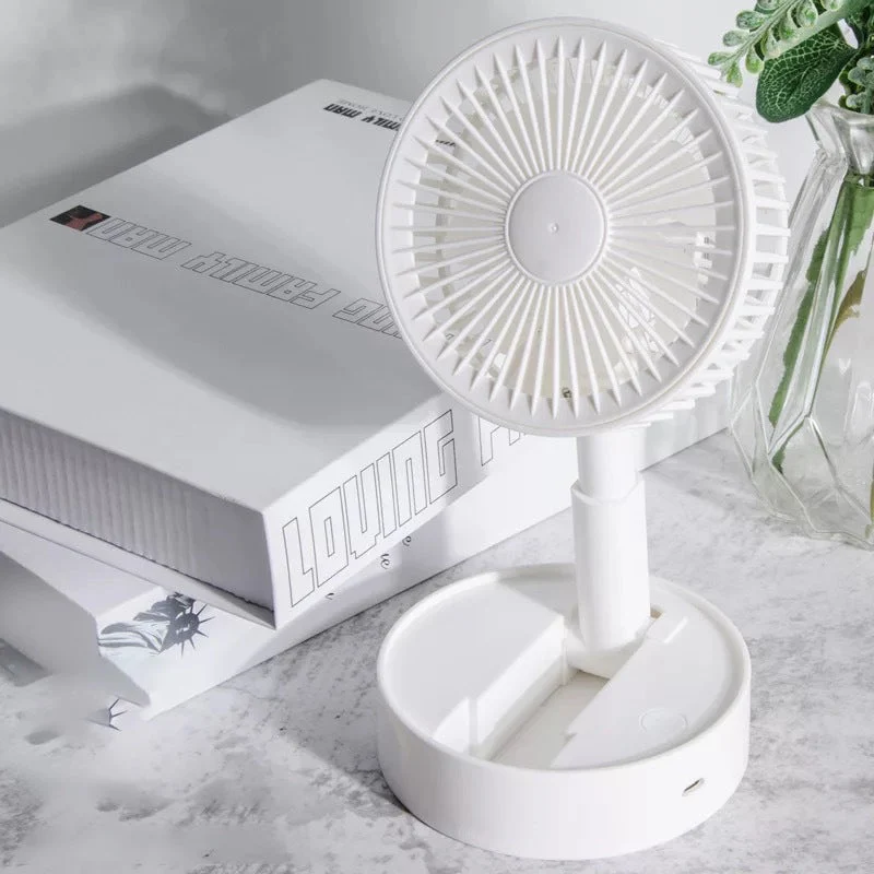 Mini vifte med sammenleggbar teleskopisk telefonholder | Luvikno