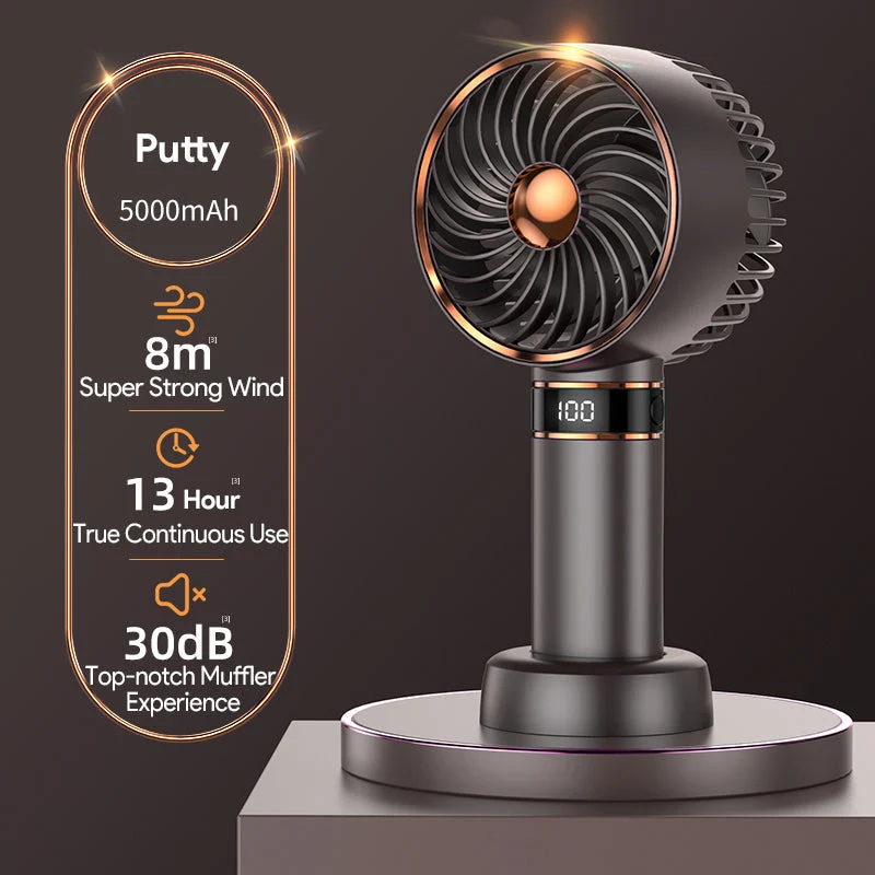 Bærbar 5000mAh Håndholdt Mini Airconditioner Vifte | Luvikno