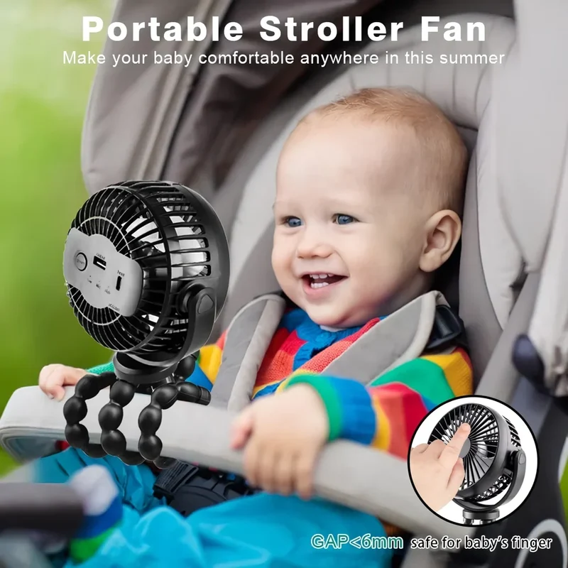Compact Octopus Mini Fan | Luvikno