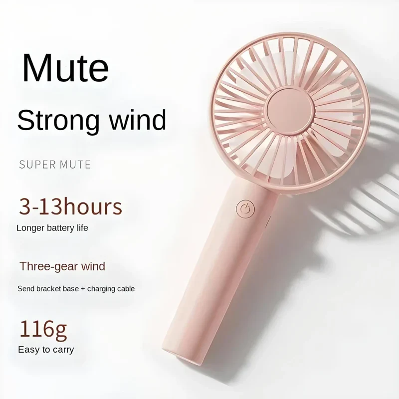 USB Oppladbar Mini Bærbar Håndvifte | Luvikno