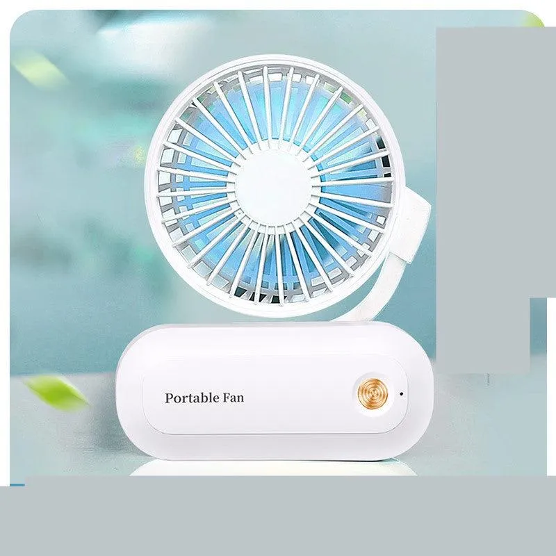 Folding Neck Fan Table Top Retractable Silent Brushless Motor | Luvikno