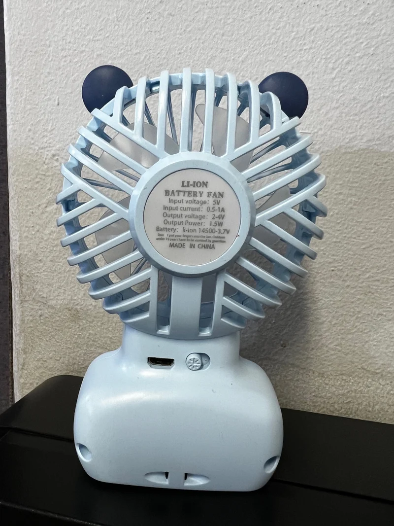 Mini Teddy Desktop Fans | Luvikno