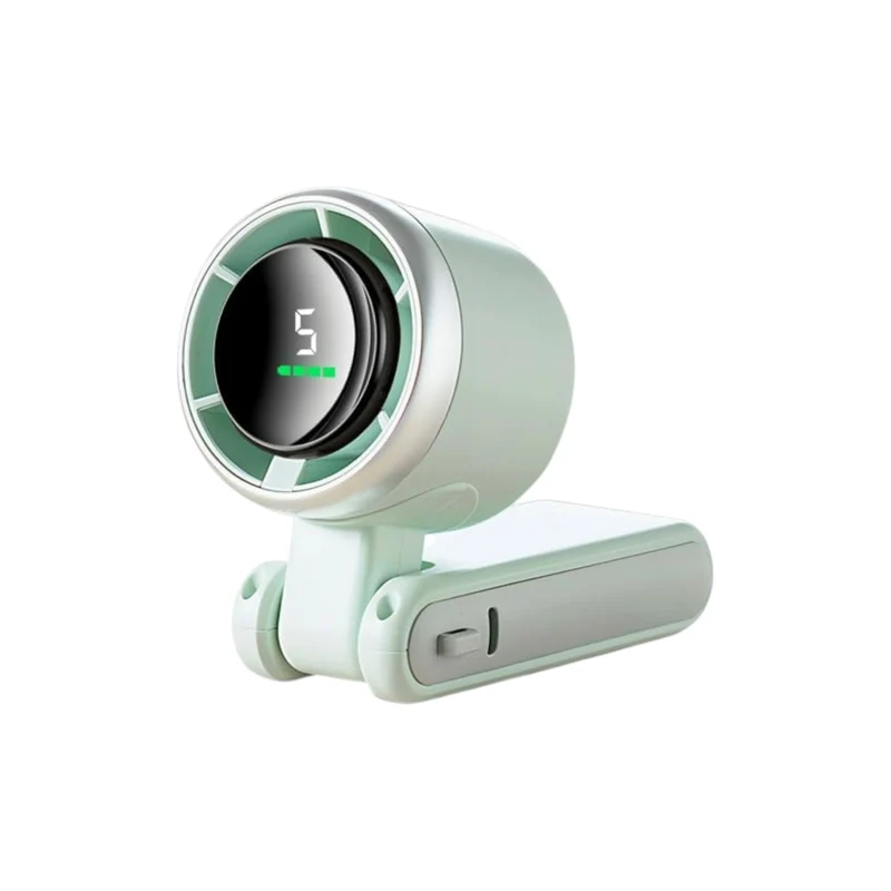 3-i-1 Mini Håndholdt Turbo Vifte – Skrivebord, Nakke & Bærbar Kjølevifte (Oppladbar) | Luvikno