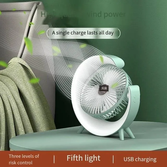 Fan Desktop Rechargeable 2:1 | Luvikno