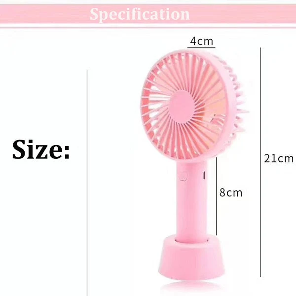 Mini oppladbar vifte med stativ | Luvikno