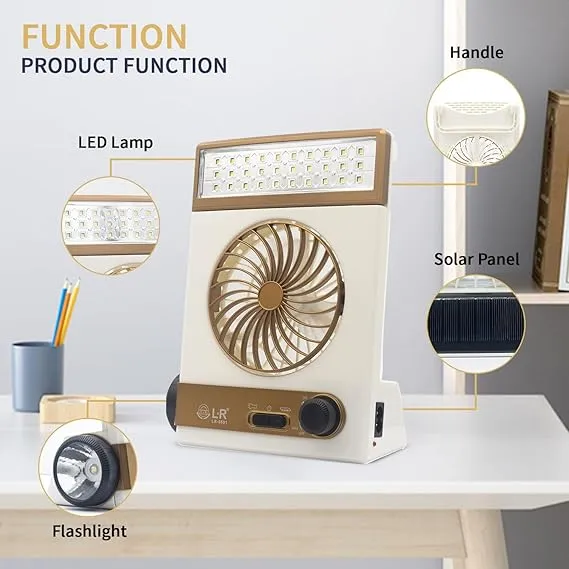 Solar Light Fan | Luvikno