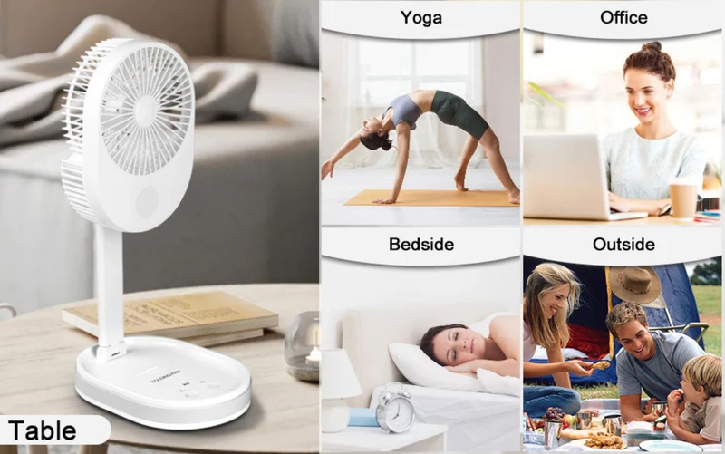 MULTI-FUNCTION FOLDING FAN WITH LIGHT | Luvikno