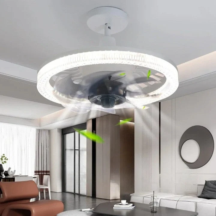 3i1 Fjernkontroll Støyfri Støy Elegant Vifte Lampe | Luvikno