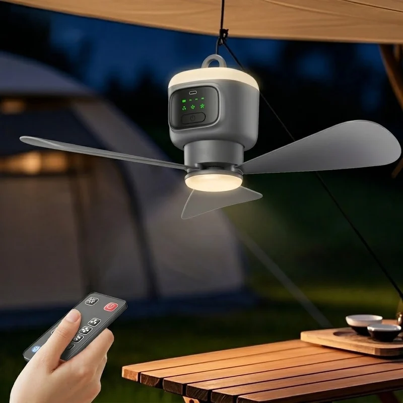 Hjem Cool Bærbar Oppladbar RC Henging Vifte Lampe | Luvikno