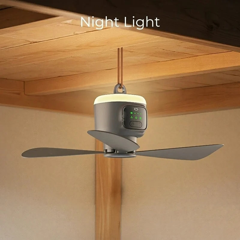 Hjem Cool Bærbar Oppladbar RC Henging Vifte Lampe | Luvikno