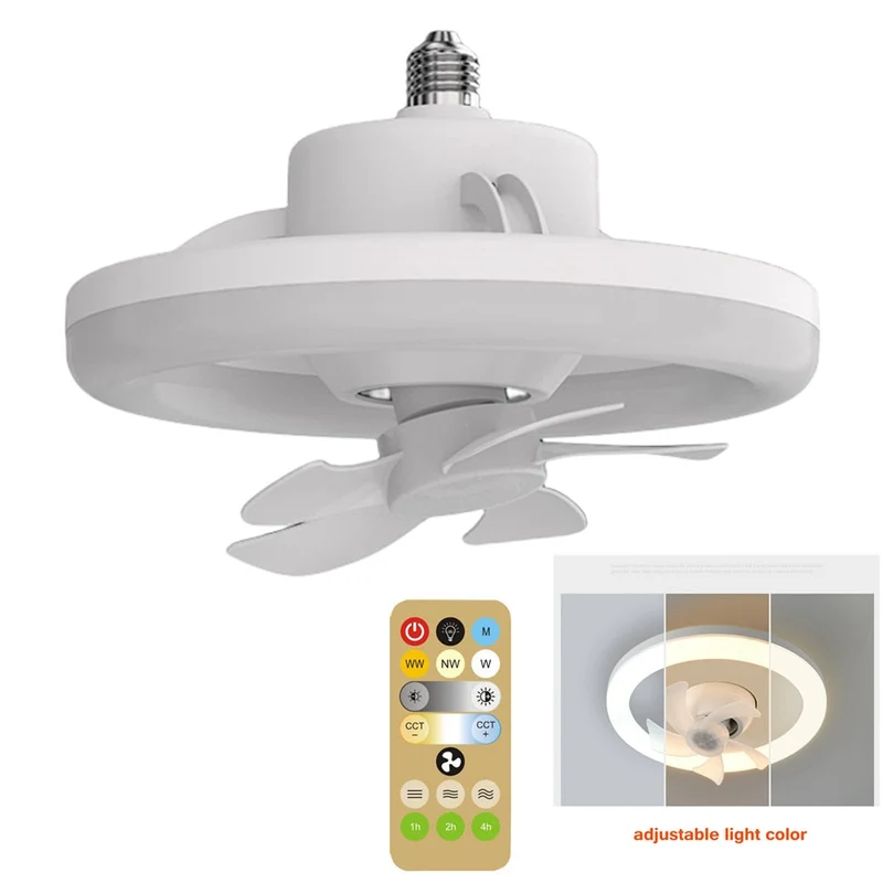 2in1 Strålende Rotasjon RC Takvifte Lampe | Luvikno