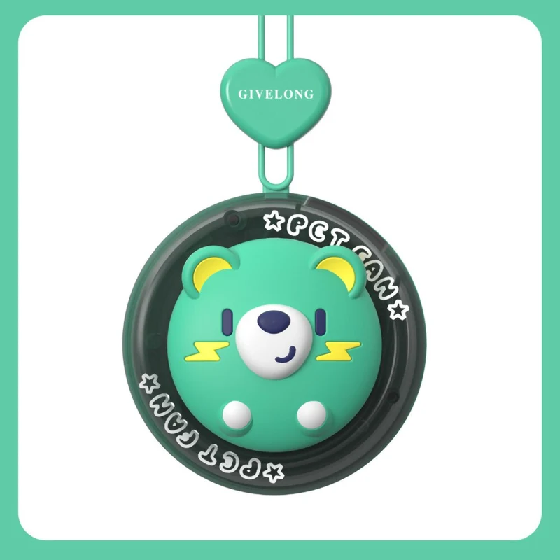 Cartoon Animal Mini Kids Neck Fan | Luvikno