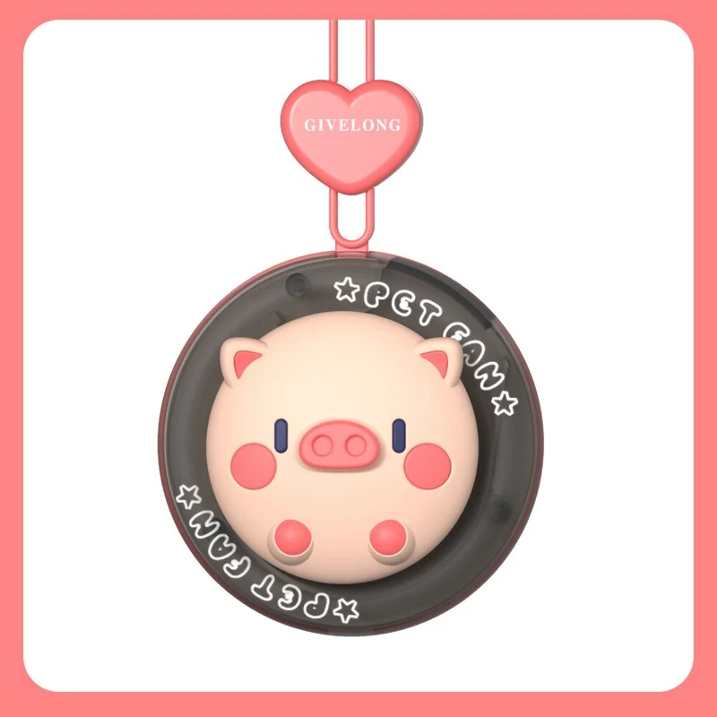 Cartoon Animal Mini Kids Neck Fan | Luvikno