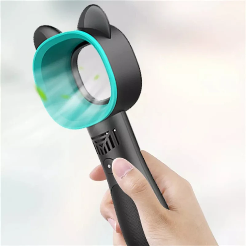 Moderne Oppladbar Mini Katt Bladeless Vifte | Luvikno