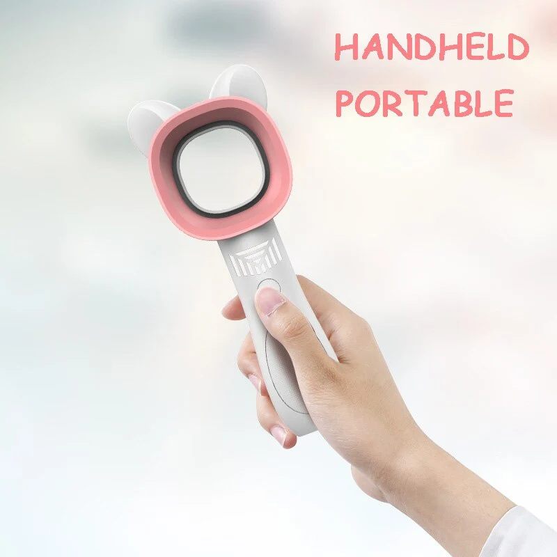 Moderne Oppladbar Mini Katt Bladeless Vifte | Luvikno