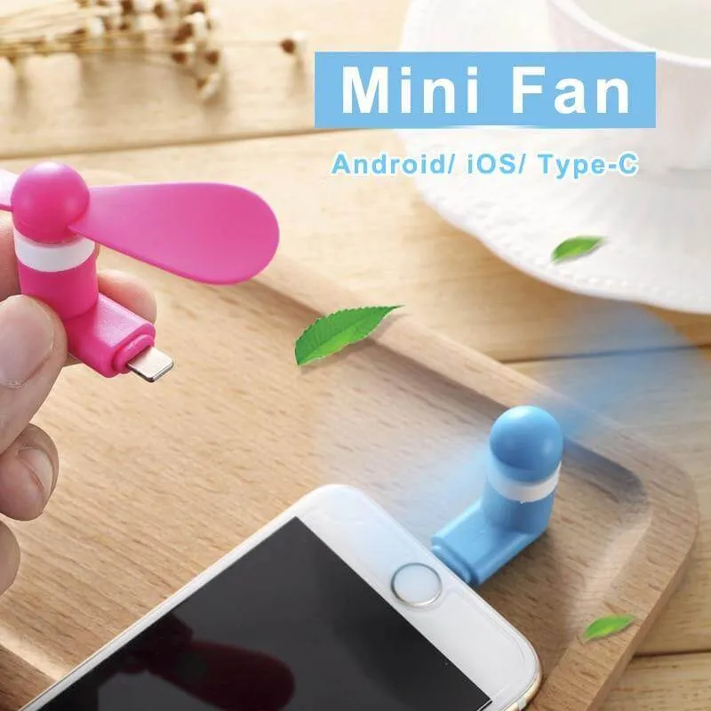 Fleksibel Telefon Mini Vifte | Luvikno