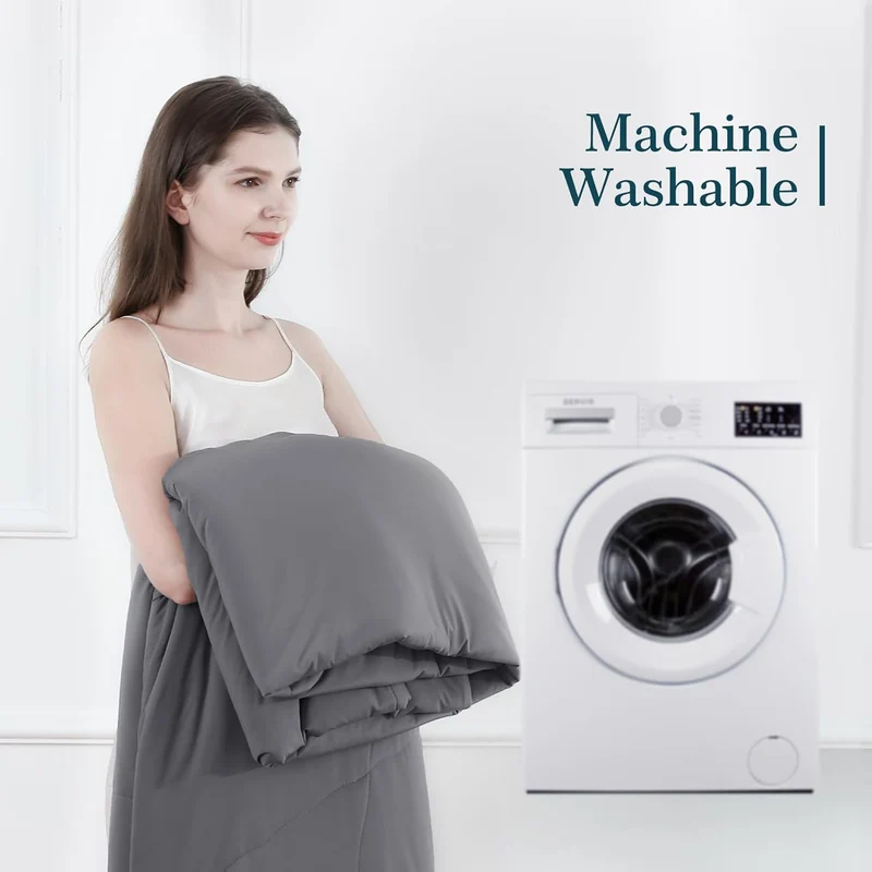 Ultra Soft Cloudy 3D Cooling Comforter Extreme Q Max 0.5-Grå | Luvikno