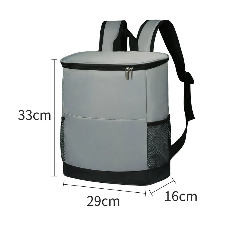 Unisex Kjølebag med stort lagringsrom og nettlommer Luvikno