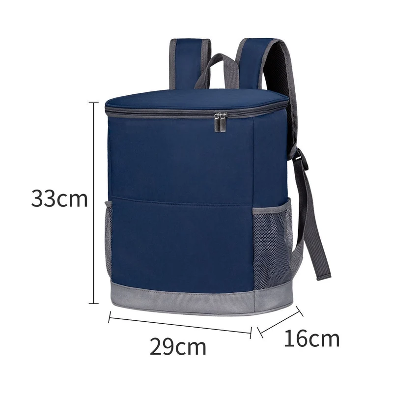 Unisex Kjølebag med stort lagringsrom og nettlommer Luvikno