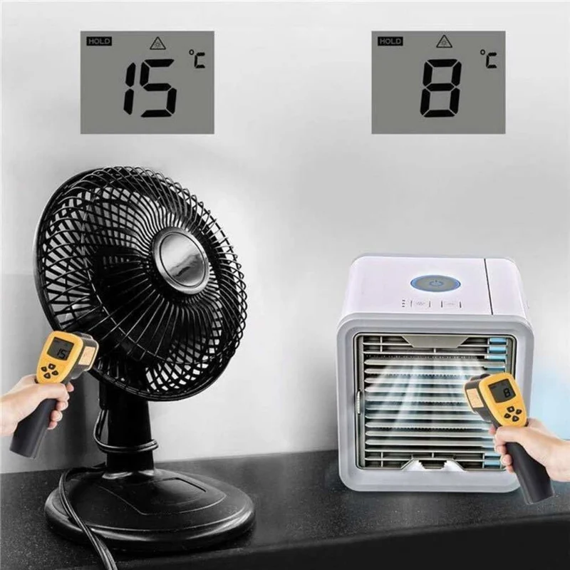Frost Air Lite Bærbar Klimaanlegg Mini Luftkjøler AC 550ml Vannutskift | Luvikno