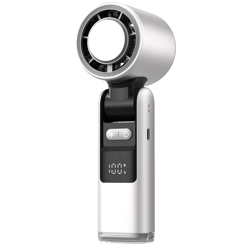 Folding Mini Håndholdt Høyhastighets USB Oppladbar Turbo Vifte | Luvikno