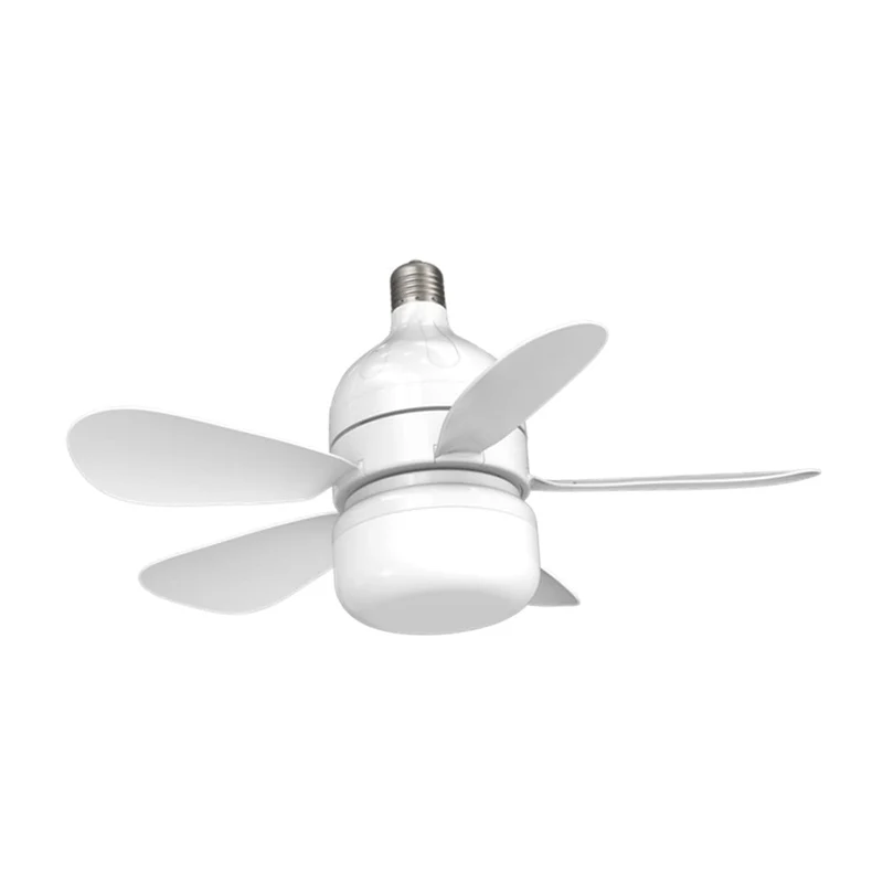2-i-1 LED Taklampe Vifte med Fjernkontroll, E27/B22 Base | Luvikno