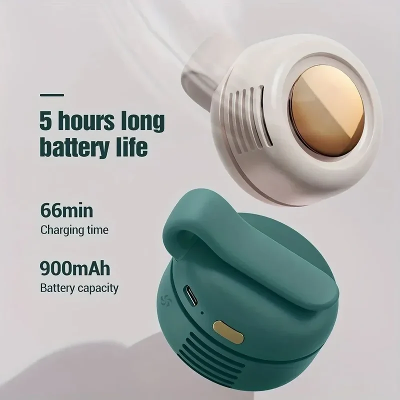 Whirlwind Leafless Mini Fan – USB Oppladbar & Bærbar Vifte for Utendørs | Luvikno