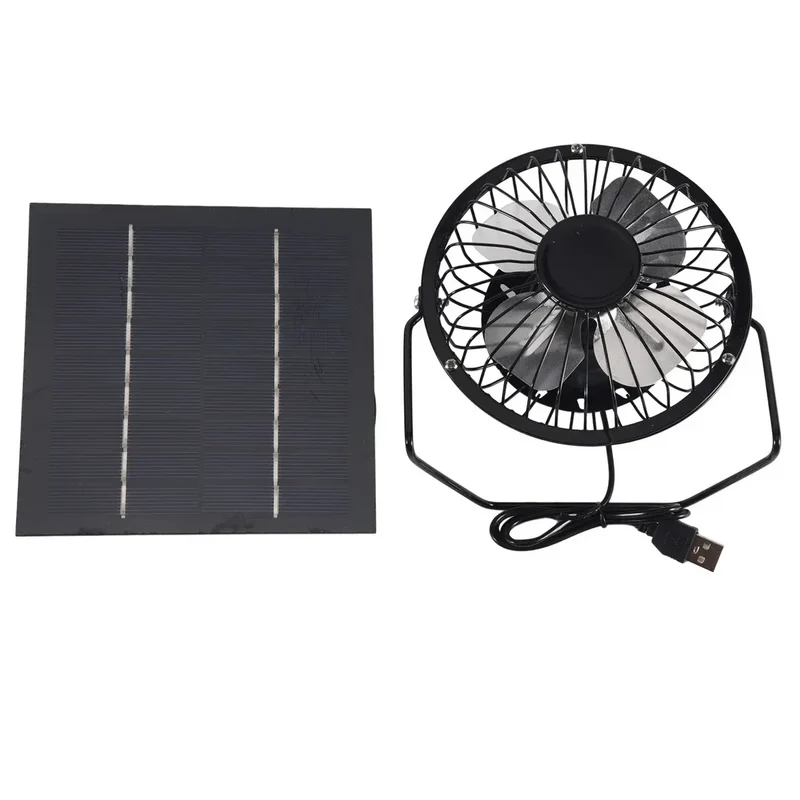 Mini solardrevet ventilasjonsvifte – 5W bærbar avtrekksvifte for kontorer og utendørs | Luvikno
