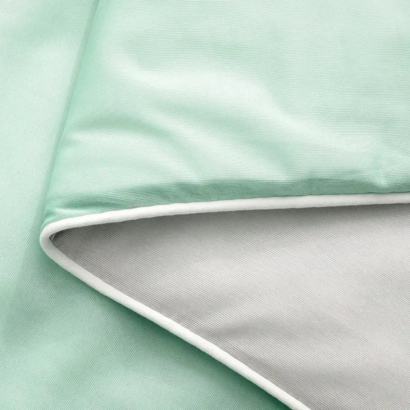 Air Condition Sommer Komforter — Ren Farge Is Silke Kjøleteppe, Lett & Glatt Twin/King Størrelse Quilt | Luvikno