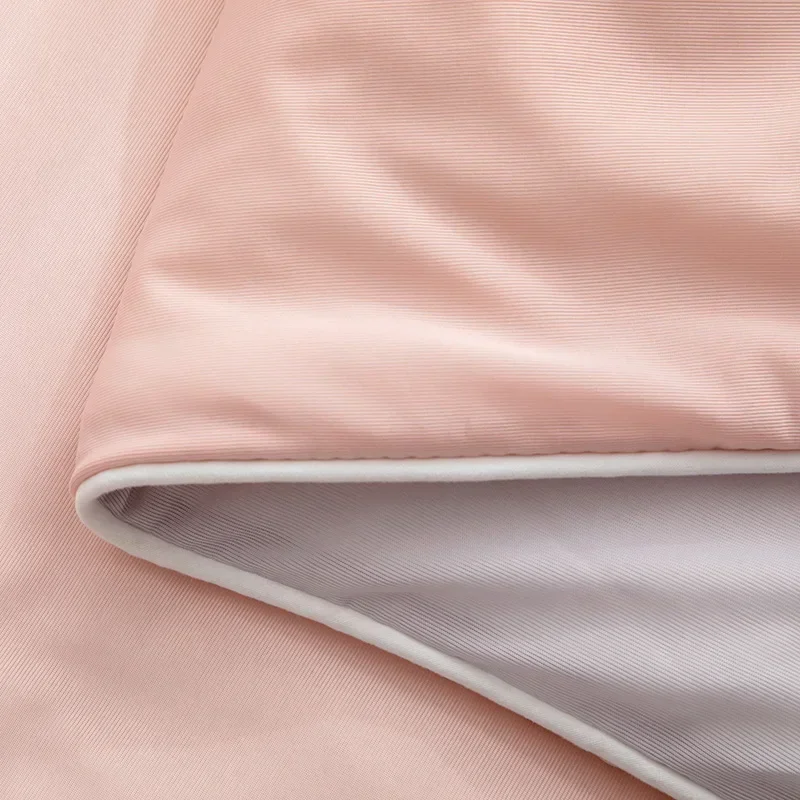 Air Condition Sommer Komforter — Ren Farge Is Silke Kjøleteppe, Lett & Glatt Twin/King Størrelse Quilt | Luvikno