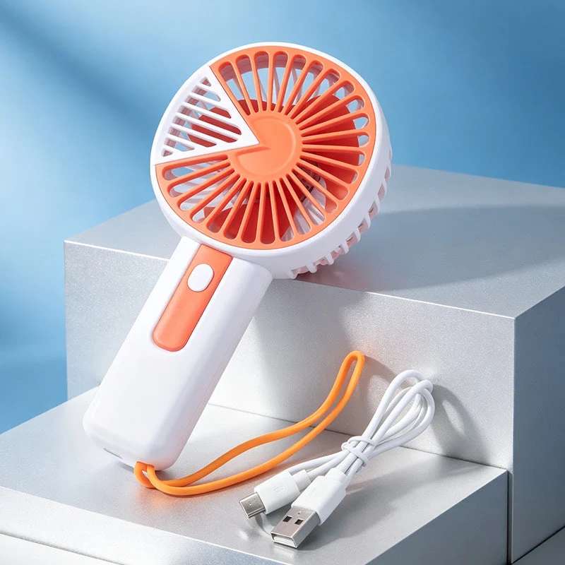 Dame Bærbar Håndvifte med USB-ladefunksjon og Ergonomisk Design Luvikno