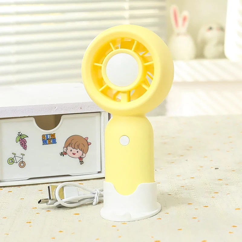 Damen Bærmotiv Bærbar Håndvifte Luvikno