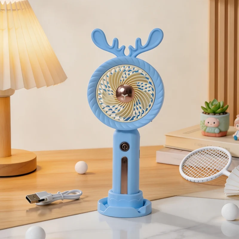 Dame Bærbar Håndvifte med kreativt Gevir-Design Luvikno